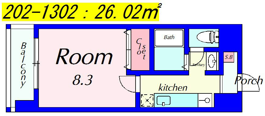 ハウスセゾン四条通 間取り図