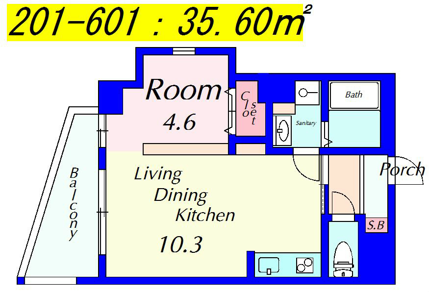 モンドール西院 間取り図