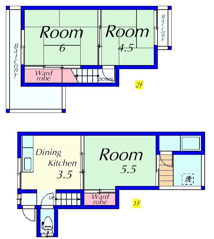 本多邸貸家 間取り