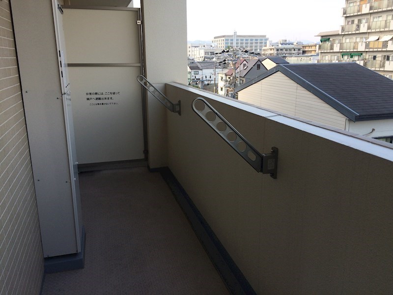 モンドール西院 ベランダ