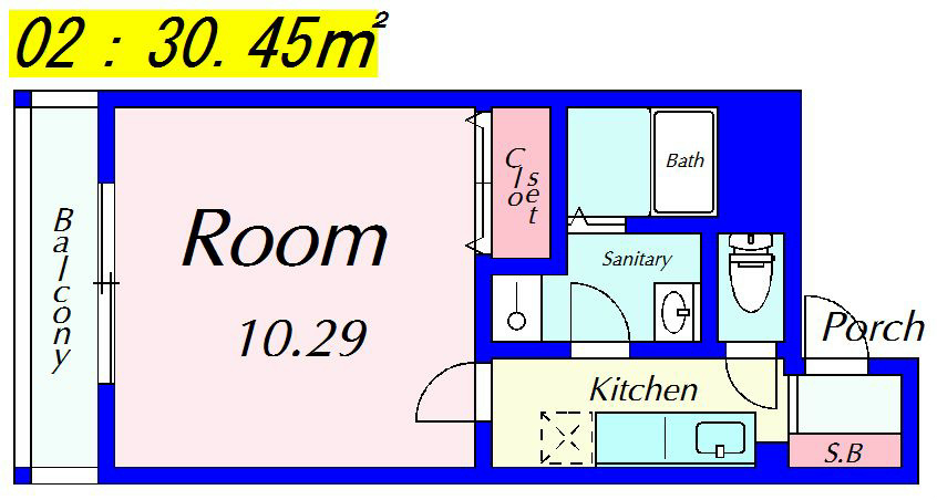 セゾン・ペルル 間取り図