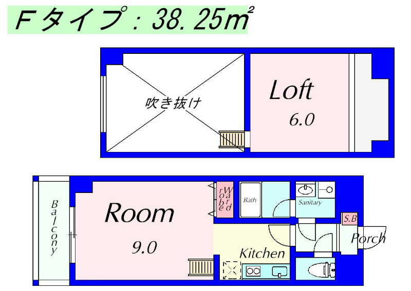 太陽プラザ南草津駅前 1010号室 間取り