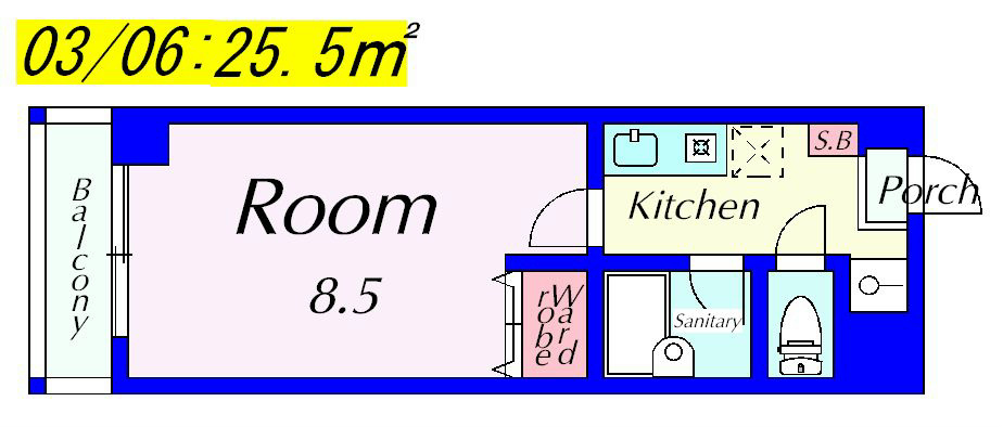 サンライズ西田 間取り図