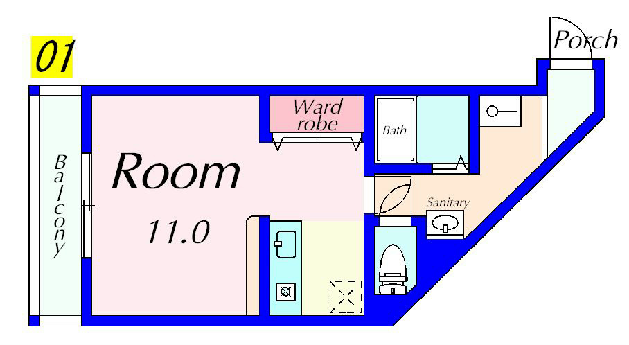 フェイム瀬田 間取り図