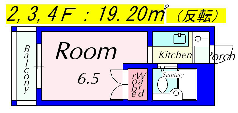 ニュー大将軍松兼 間取り図