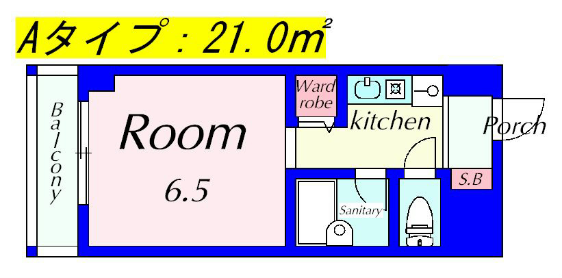 萱野ビル 705号室 間取り