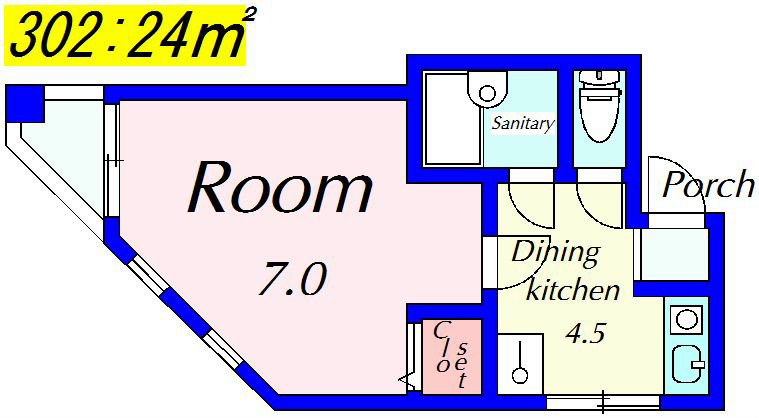 ル・ヴェール烏丸西 間取り図