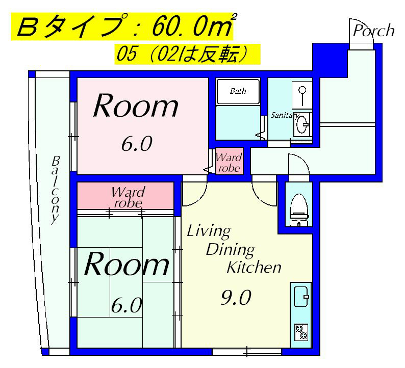 カーム瀬田 間取り図