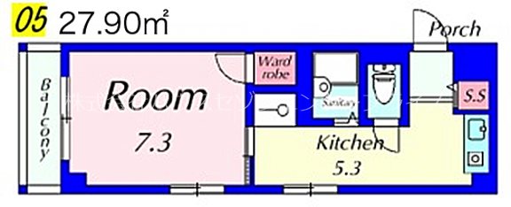 Ing Buil 305号室 間取り