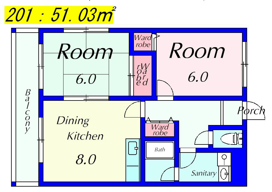 SKマンション21 間取り図