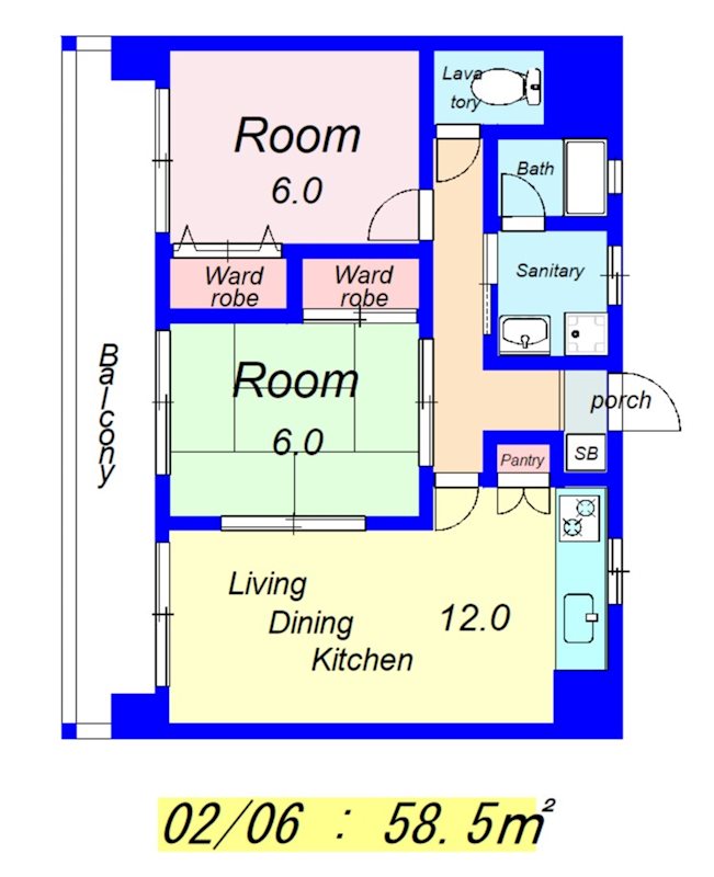 Green Coat 間取り図