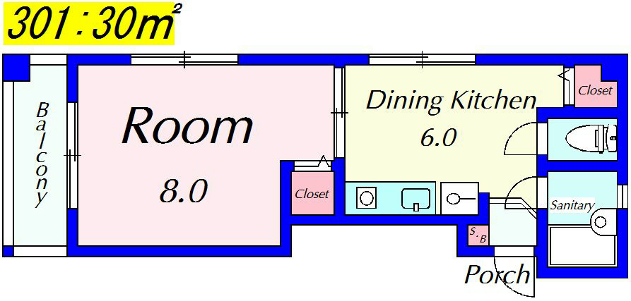 ル・ヴェール烏丸西 間取り図