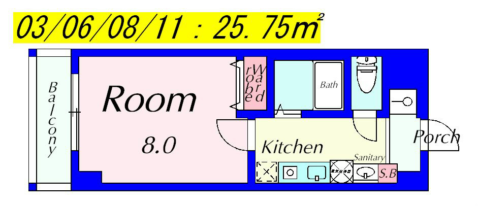 Rooms Ooji 間取り図
