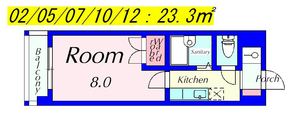 ラ・ルースⅡ 間取り図