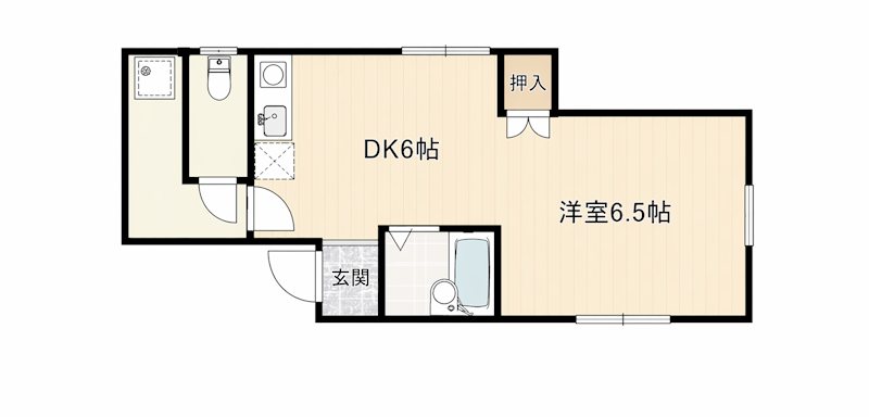 ハイム京都下鴨 間取り図