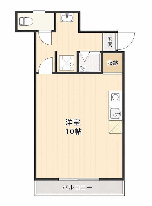 ハイム京都下鴨 間取り図