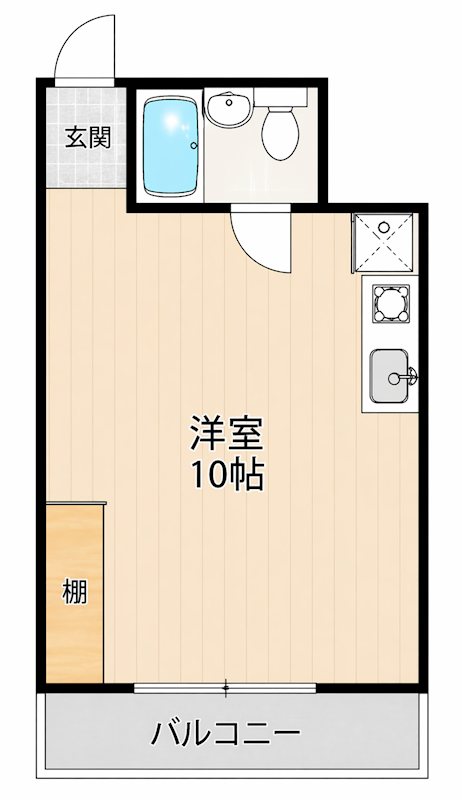 ハイム京都下鴨 間取り図
