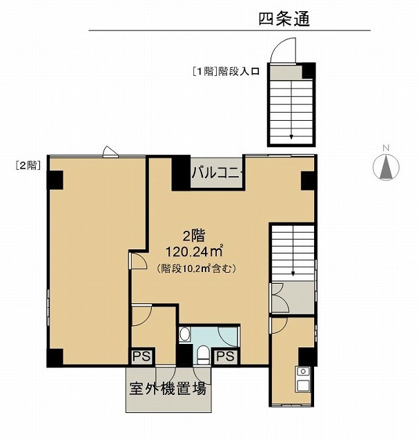 クオン四条柏屋町 玄関