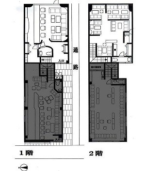 東山区祗園町北側店舗 間取り