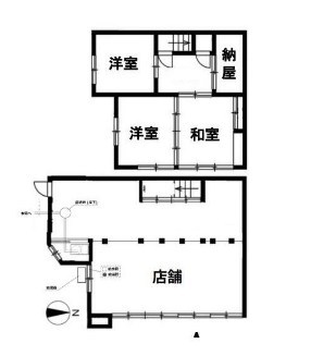 伏見区京橋町テナント 間取り
