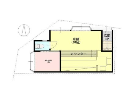 右京区梅津南上田町テナント 間取り