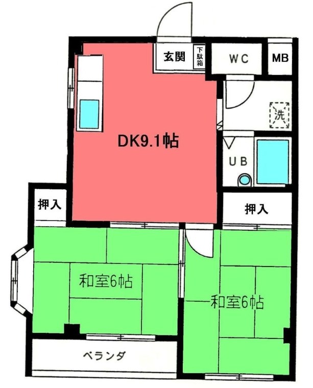 足立区南花畑 マンション 居住用 4階 2dk 7 1万円 賃貸 新宿 Suumo テナント事務所なら 株式会社d Connect へ