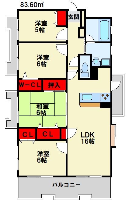 ルフラン東新町 間取り