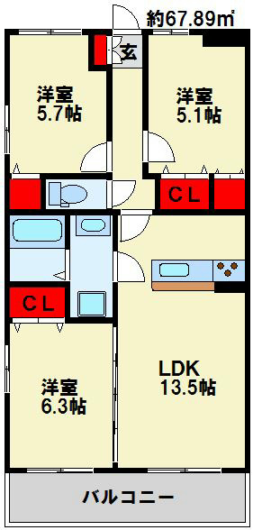 シャインプラス 間取り