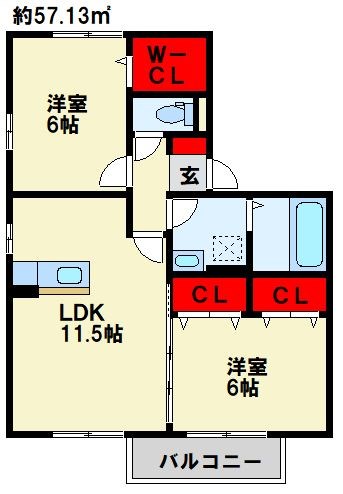 ボヌール樹 間取り図