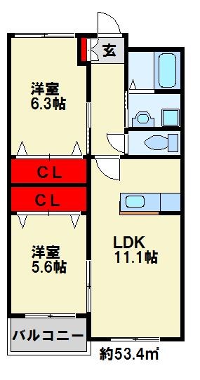 アドバンスM-2 間取り図