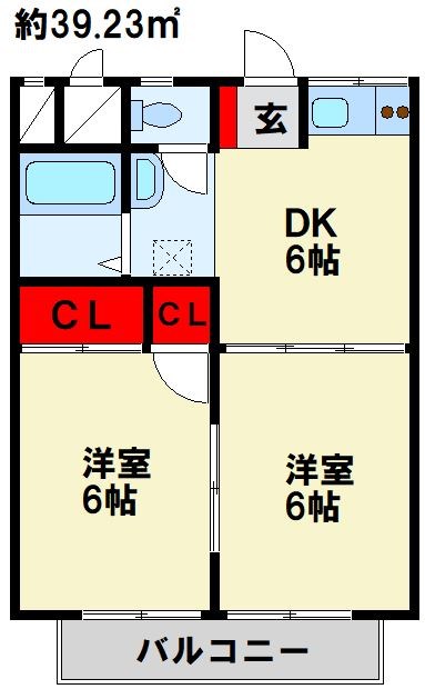 パレーシャル引野 間取り