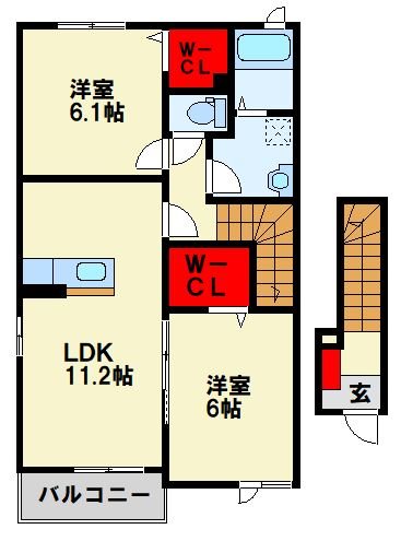 アルカディアⅣ 間取り図