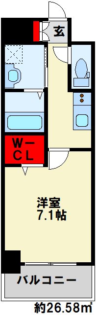Sugar Park 803号室 間取り