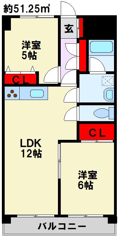 ヴィブレ黒崎 間取り