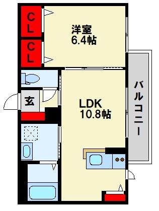 アプリK 間取り