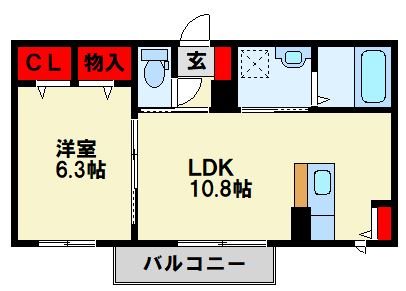 シャーメゾン的場 間取り図