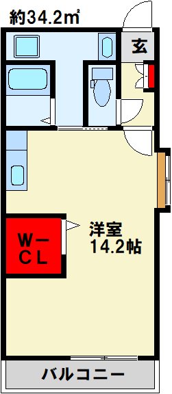 ウイングス片野 Ⅰ 間取り