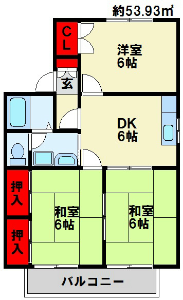 ウイング赤坂 A棟 間取り