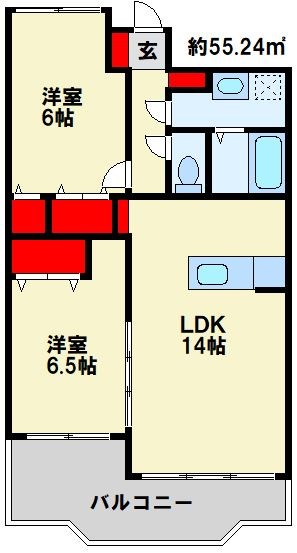 ERURISUTON KATO 間取り