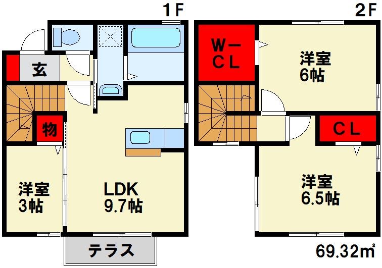 ベルドミール D棟   間取り