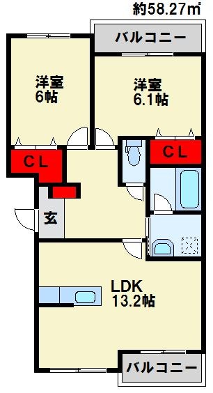 ファインメゾン上の原 間取り