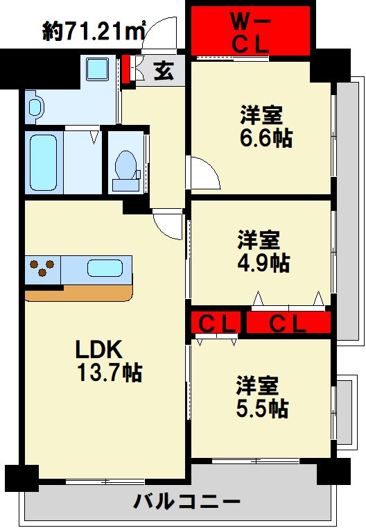 ベルステージ須賀町 間取り