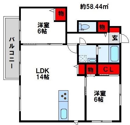 ソレイユベール 間取り