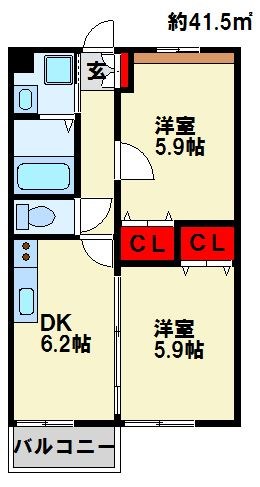 Curum三ヶ森 間取り