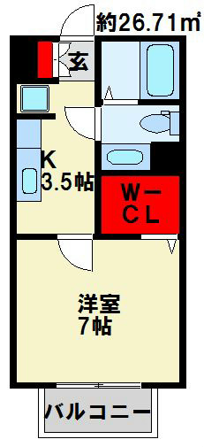 アバン　セ　シェル  間取り図