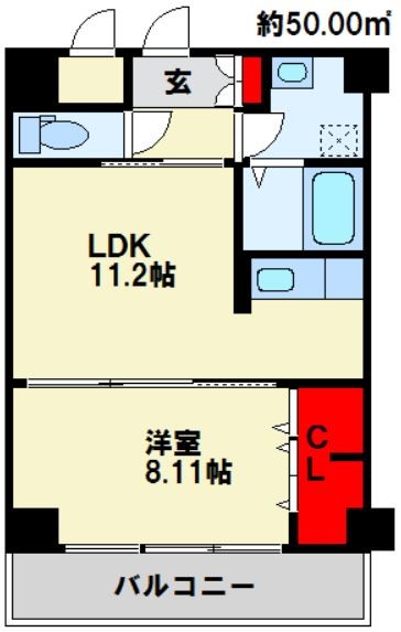 木下鉱産ビルⅤ  305号室 間取り