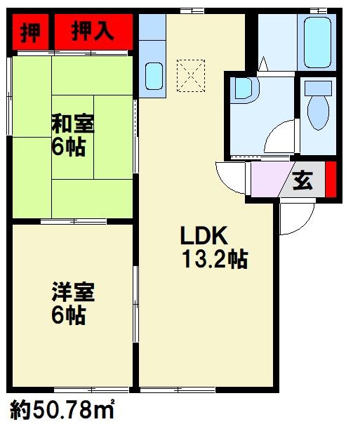 ヴェルドミール A棟 間取り図