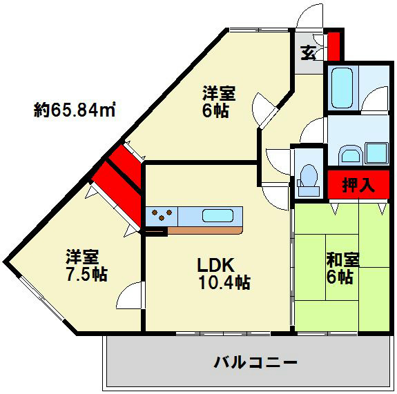 フィオレンティーナ 間取り図