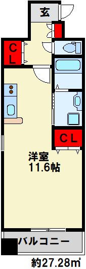 Plaisir 101号室 間取り