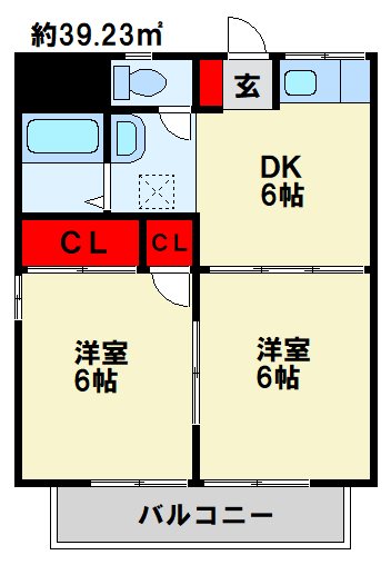 パレーシャル引野 間取り